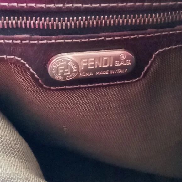 AUTHENTIC Vintage FENDI Zucca Handbag - Picture 12 of 16